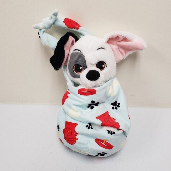 Disney Babies 101 Dalmatians Patch Dog with Pouch Stuffed Animal Plush - Picture 1 of 7